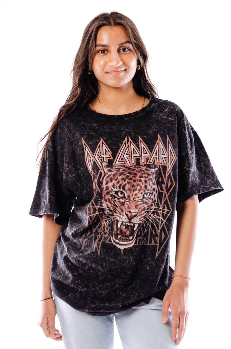 Unisex Def Leppard Tee - BLK