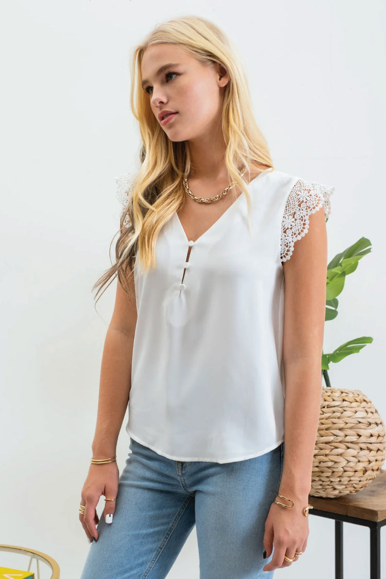 Delia Top - WHT