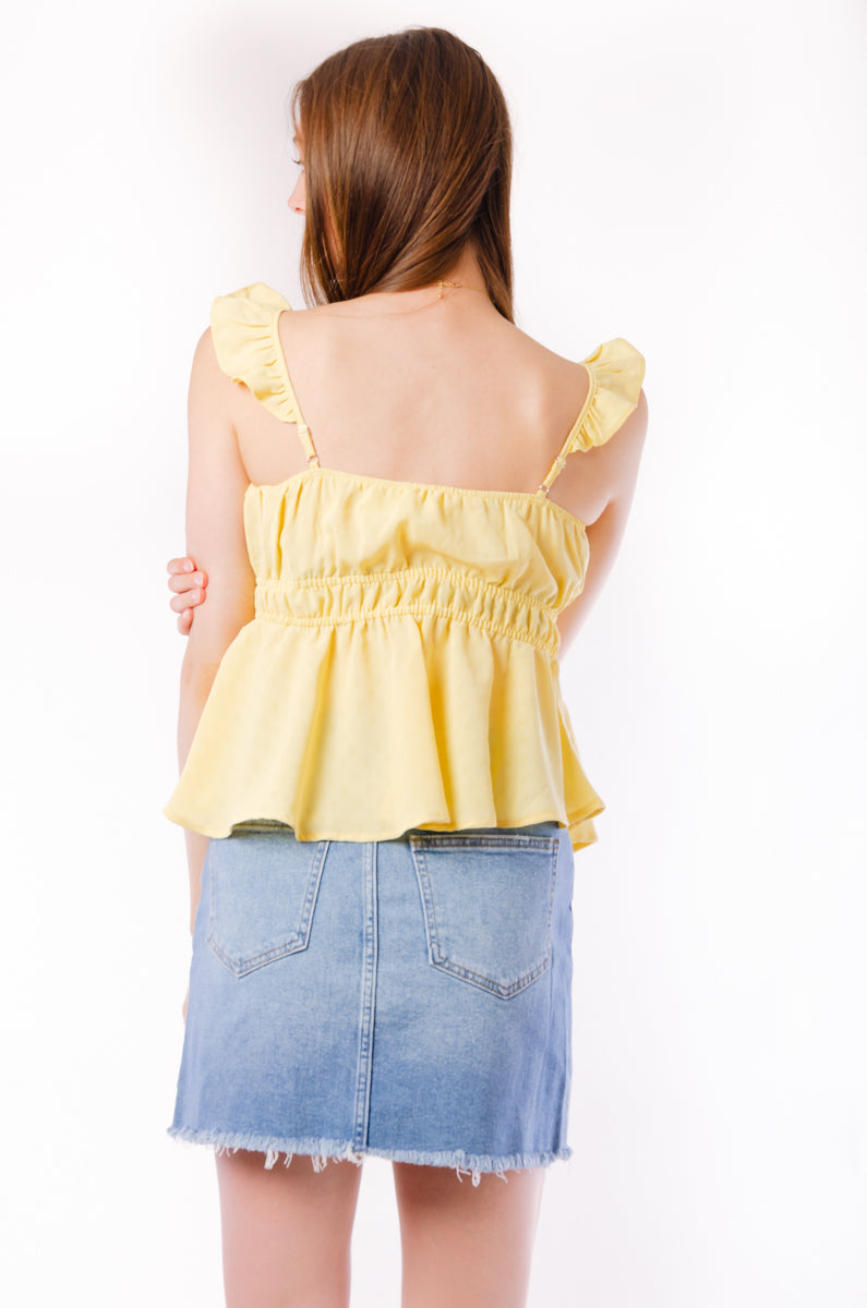 Desiree Sleeveless Blouse  - YEL