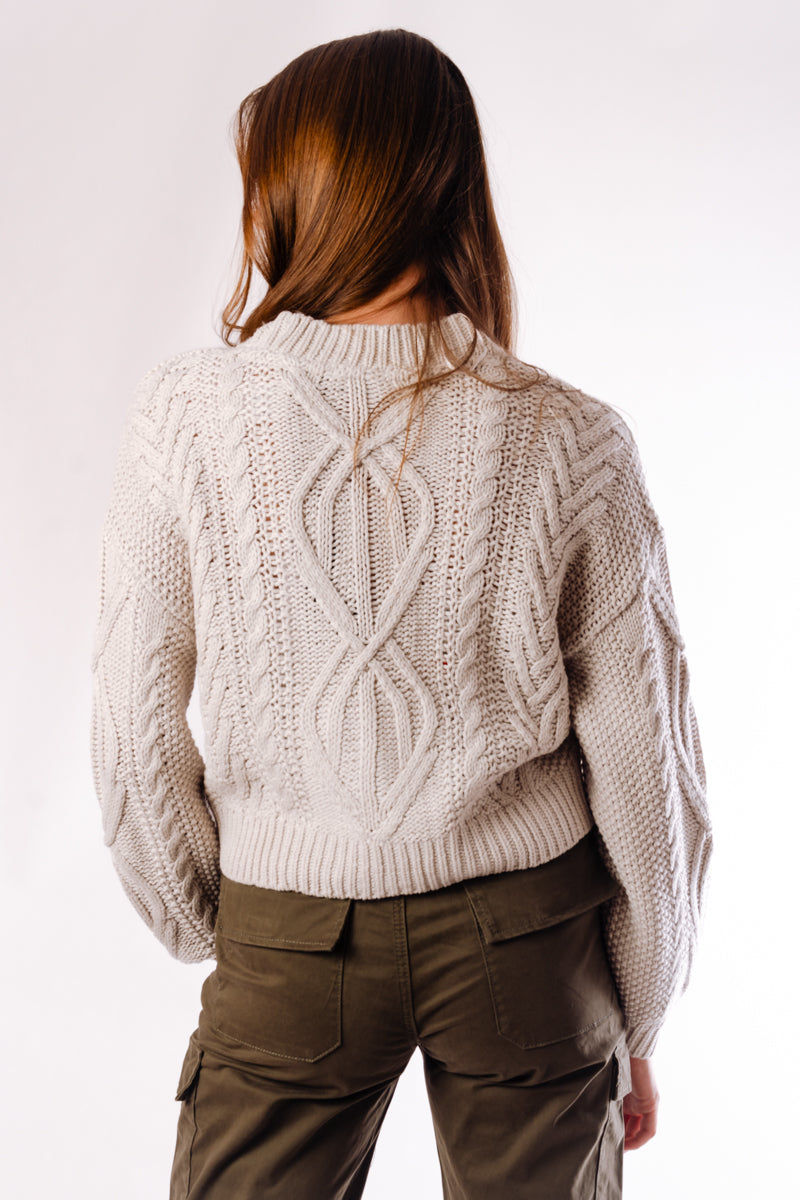 Diamond Cable Cardi - OAT