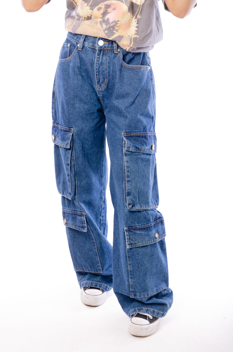 Double Cargo Utility Jeans - DBL