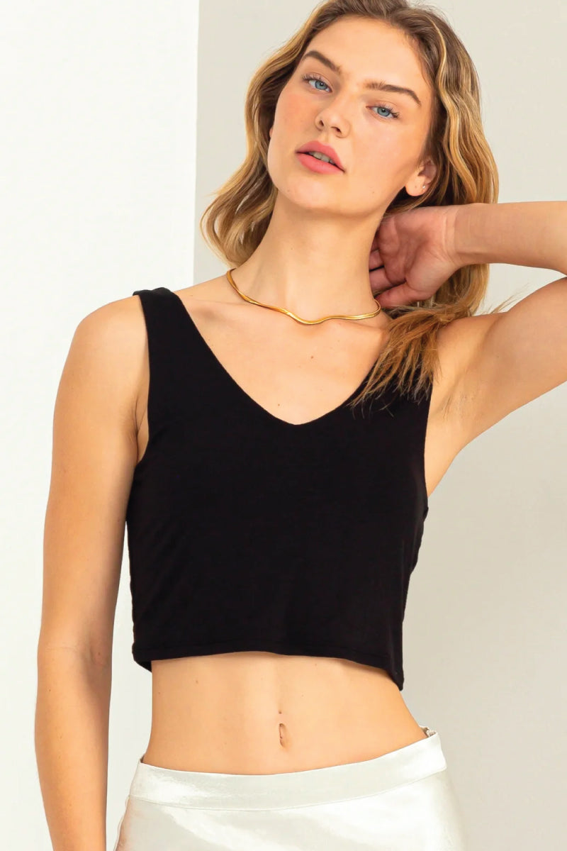 Double Layer Tank - BLK