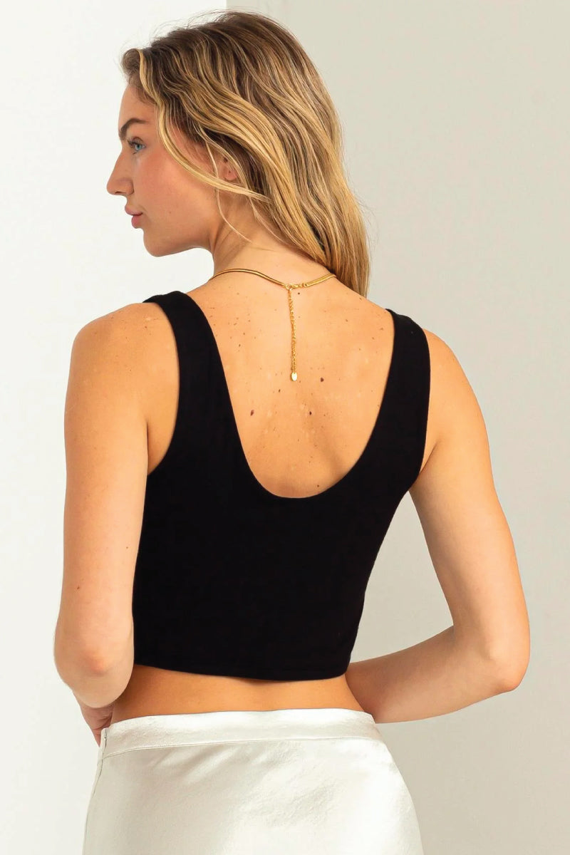 Double Layer Tank - BLK