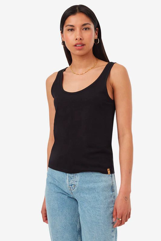 Double Scoop Tank - BLK