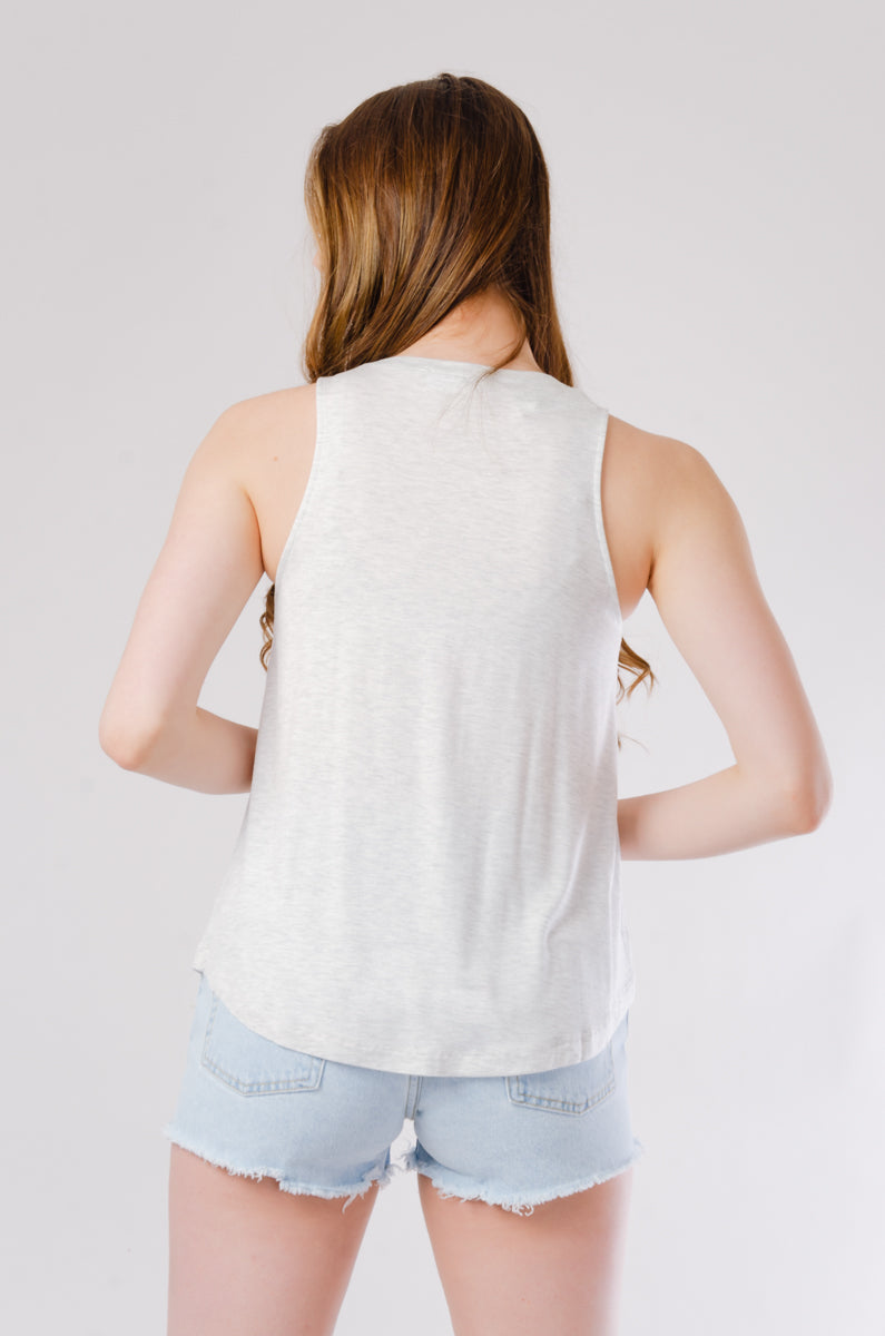 Drew Draped Tank - HGR