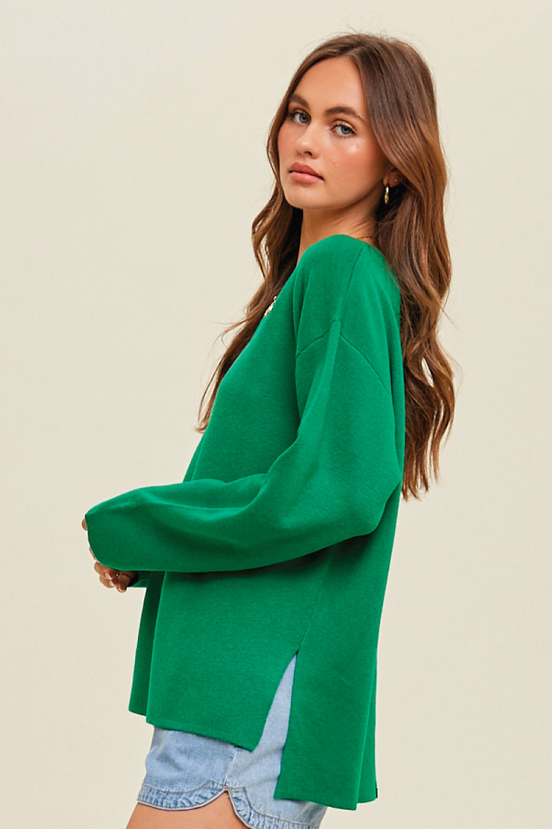 Drop Shoulder Sweater - KEL