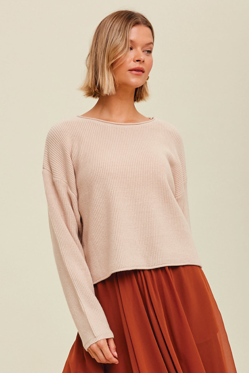 Drop Shoulder Sweater - MNK