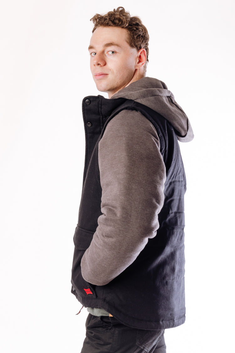 Duck Zip-Off Sleeve Jacket - BLK