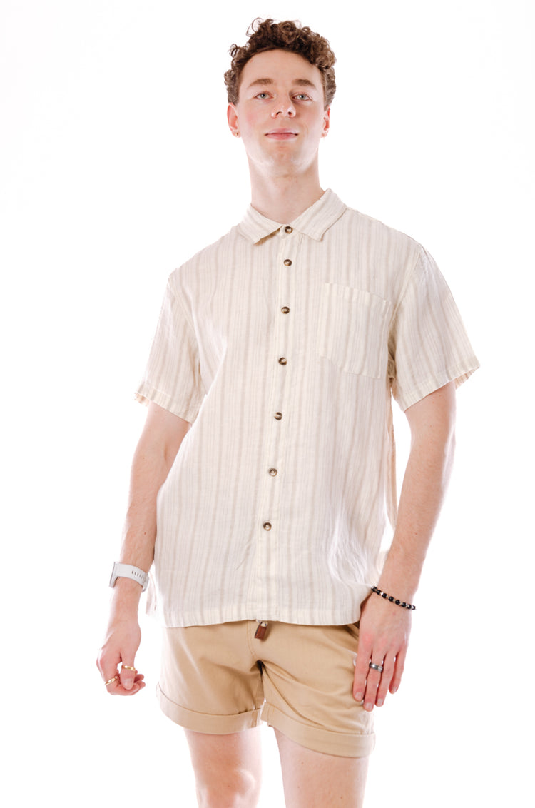 Electryone Linen Short Sleeve - TAN