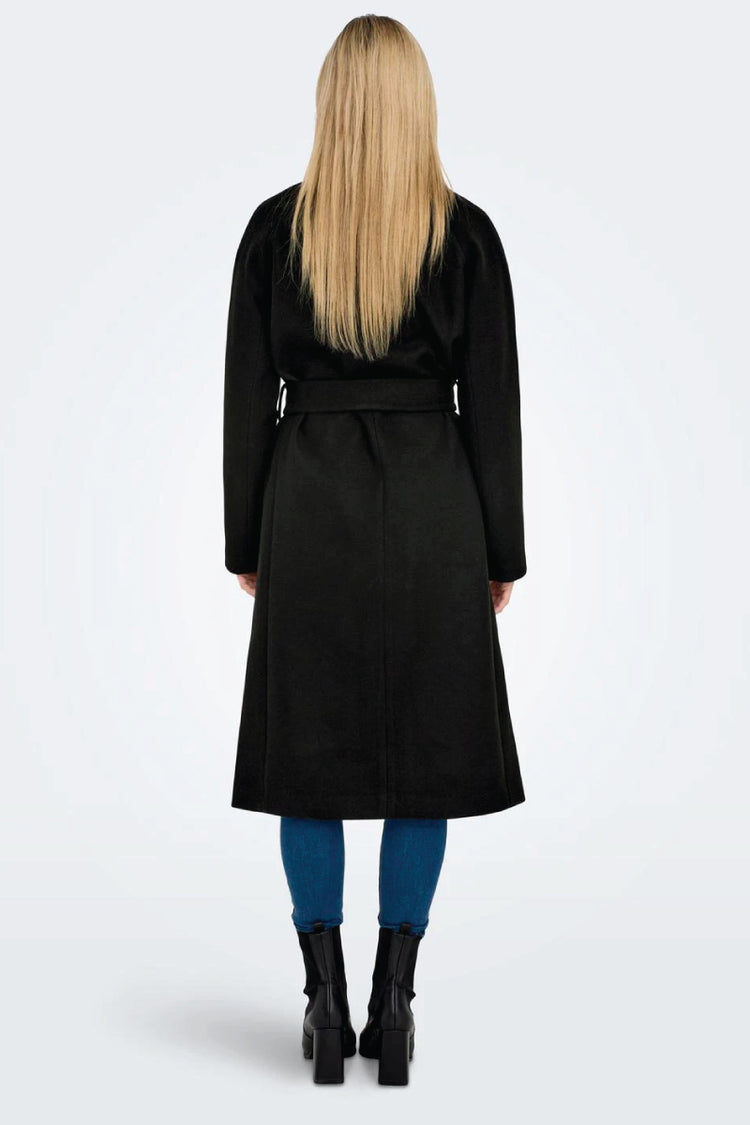 Emma Trench Coat - BLK