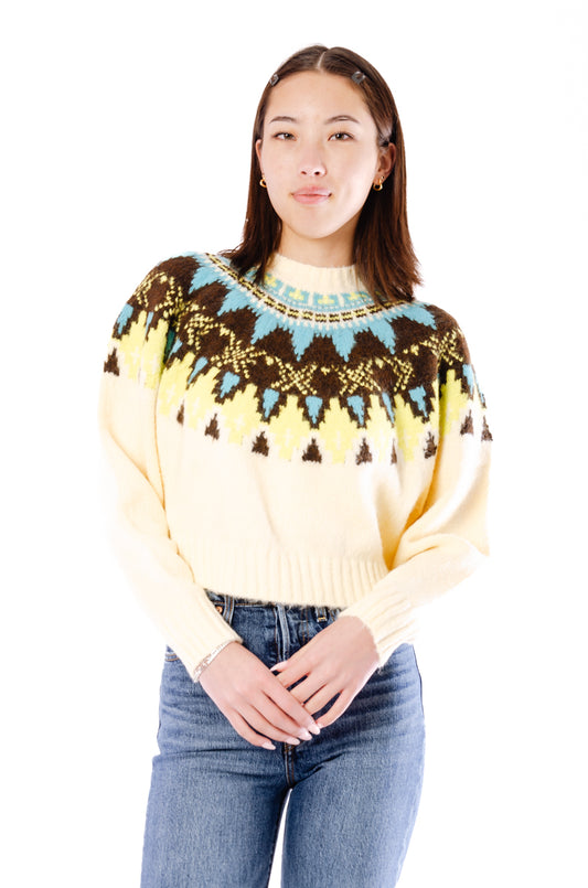 Fair Isle Sweater - CRM