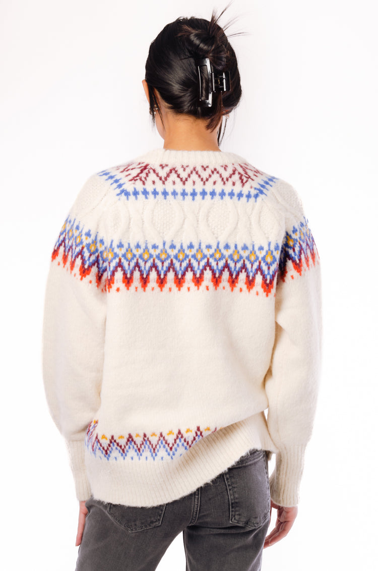 Fair Isle Sweater - CRM