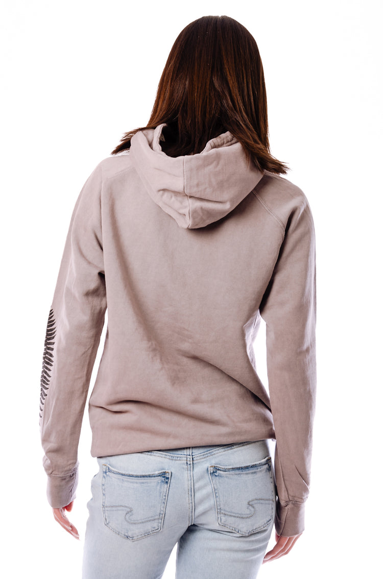 Unisex Fern Mushroom Sleeve Hoodie - ZIN