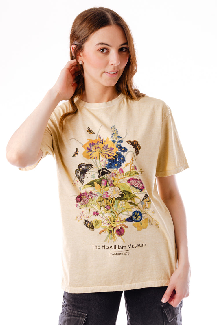 Fitzwilliam Flowers Tee - NAT