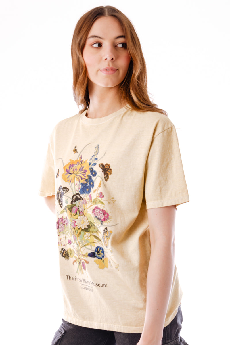 Fitzwilliam Flowers Tee - NAT