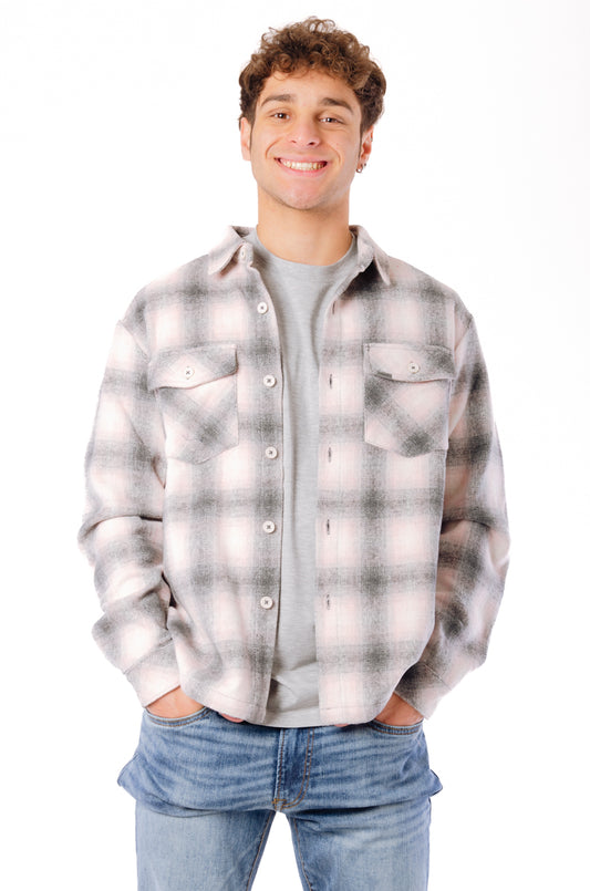 Flannel Overshirt - PNK