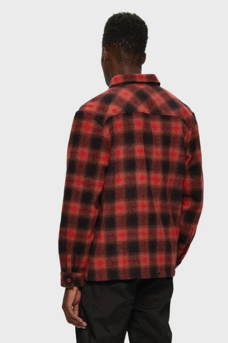 Flannel Overshirt - RED