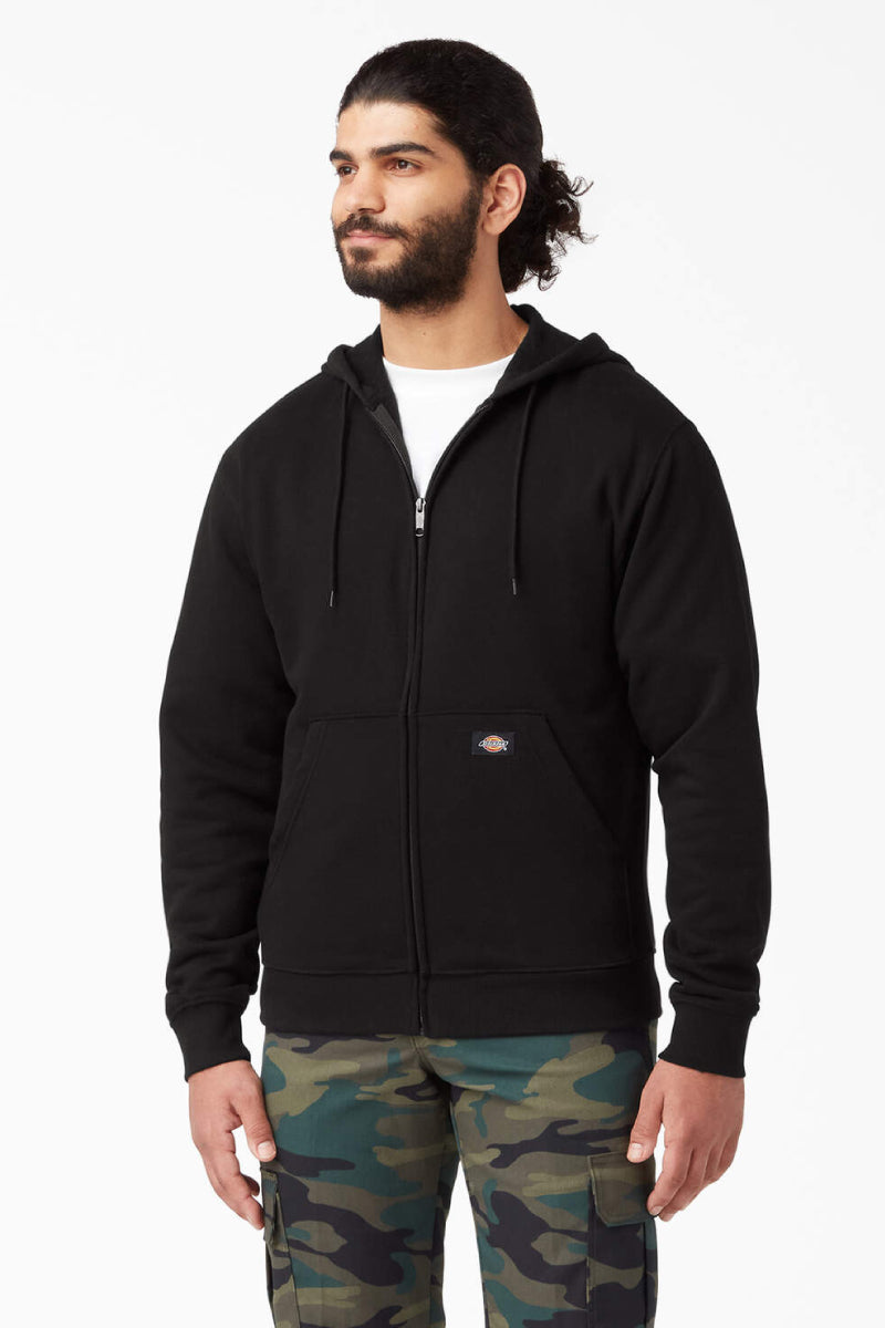 Fleece Full Zip Hoodie - BLK