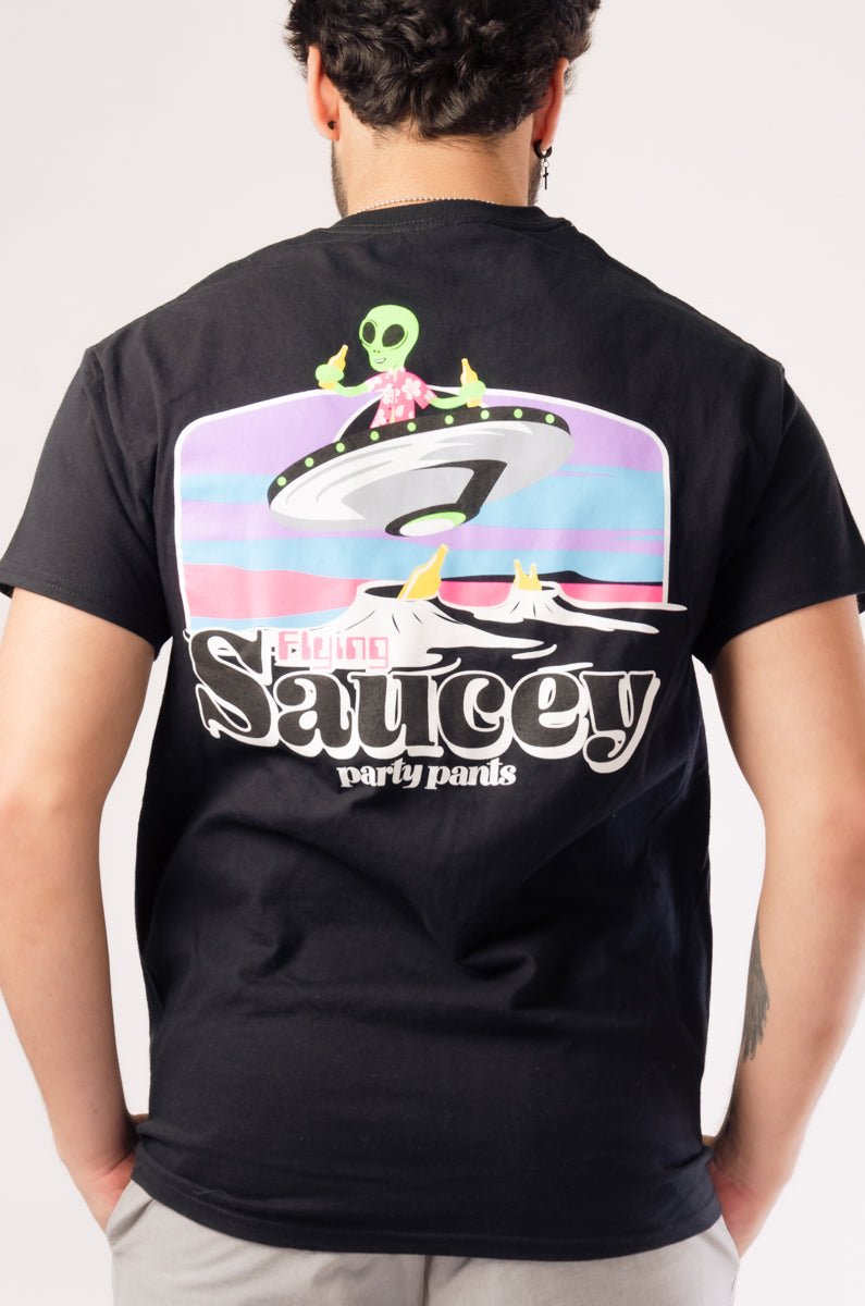 Flying Saucey Tee - BLK