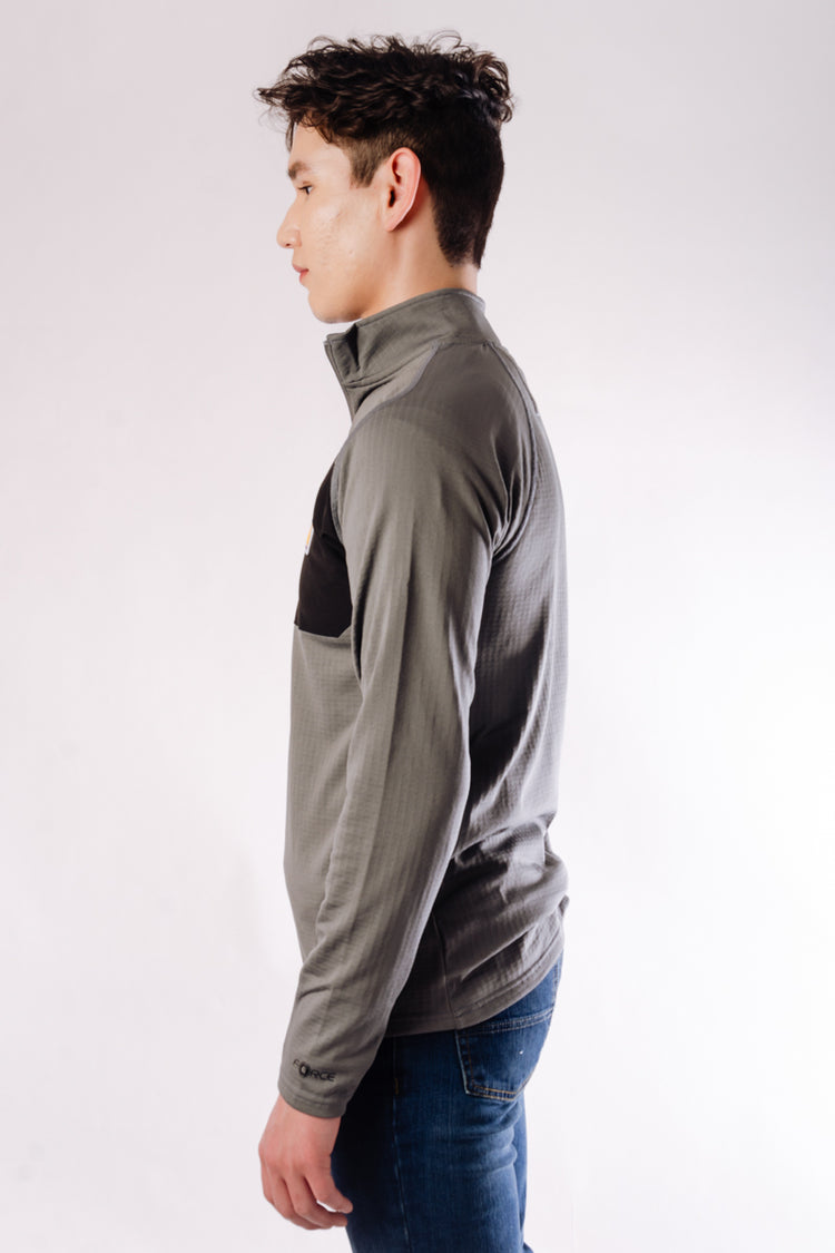 Force Relaxed Mockneck 1/2 Zip - STL