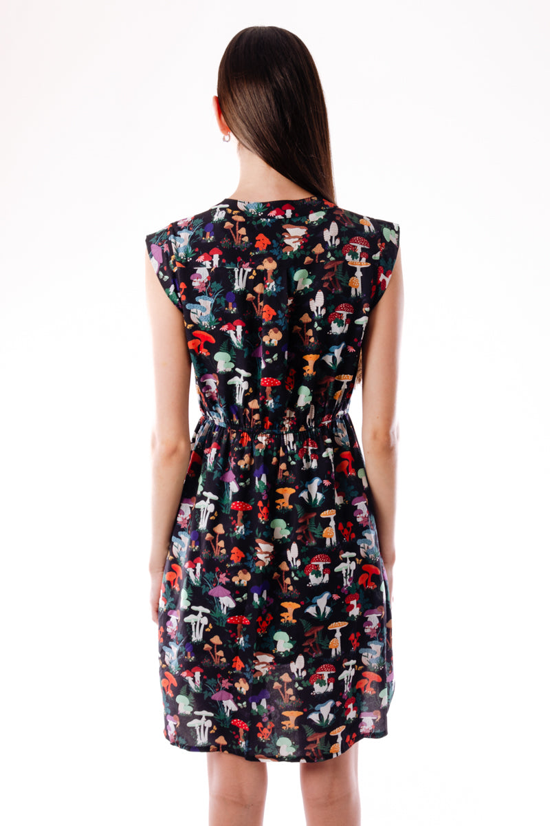 Forest Mushroom Dress - MUL