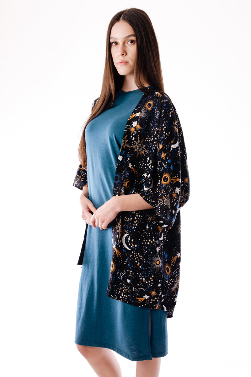 Galaxy Kimono - BLK