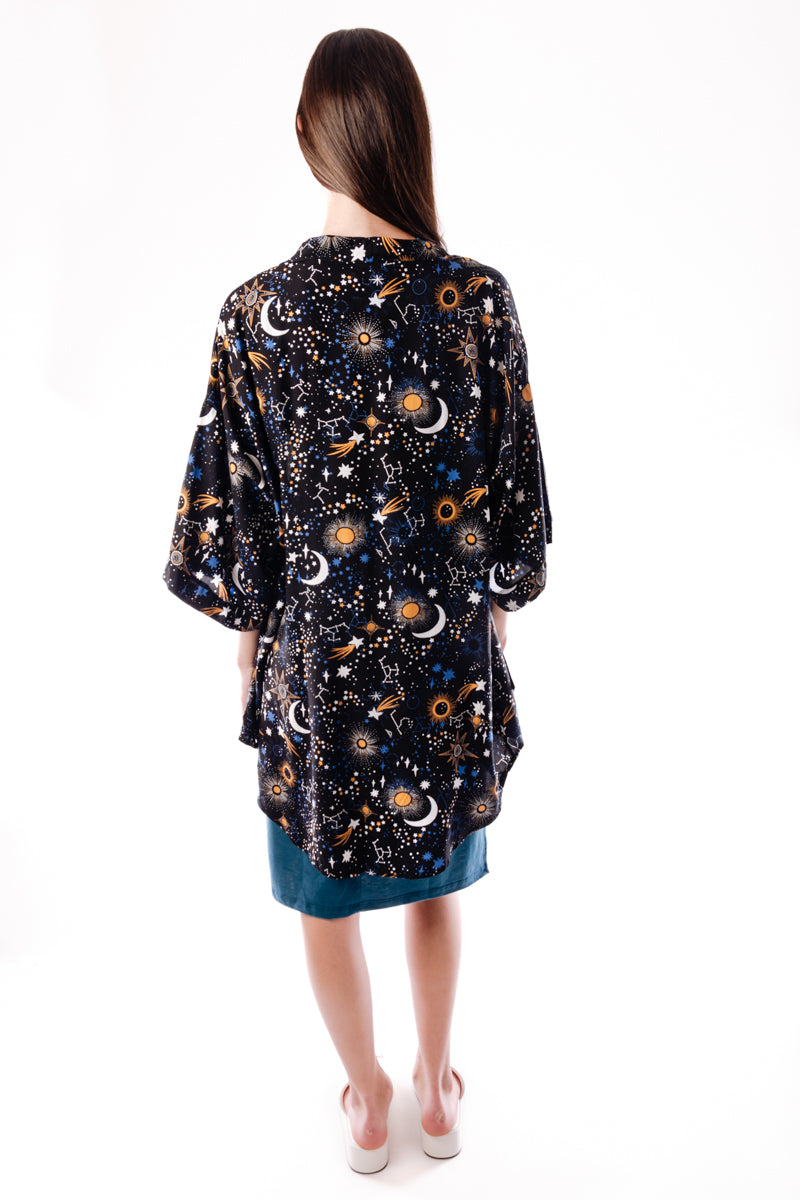 Galaxy Kimono - BLK