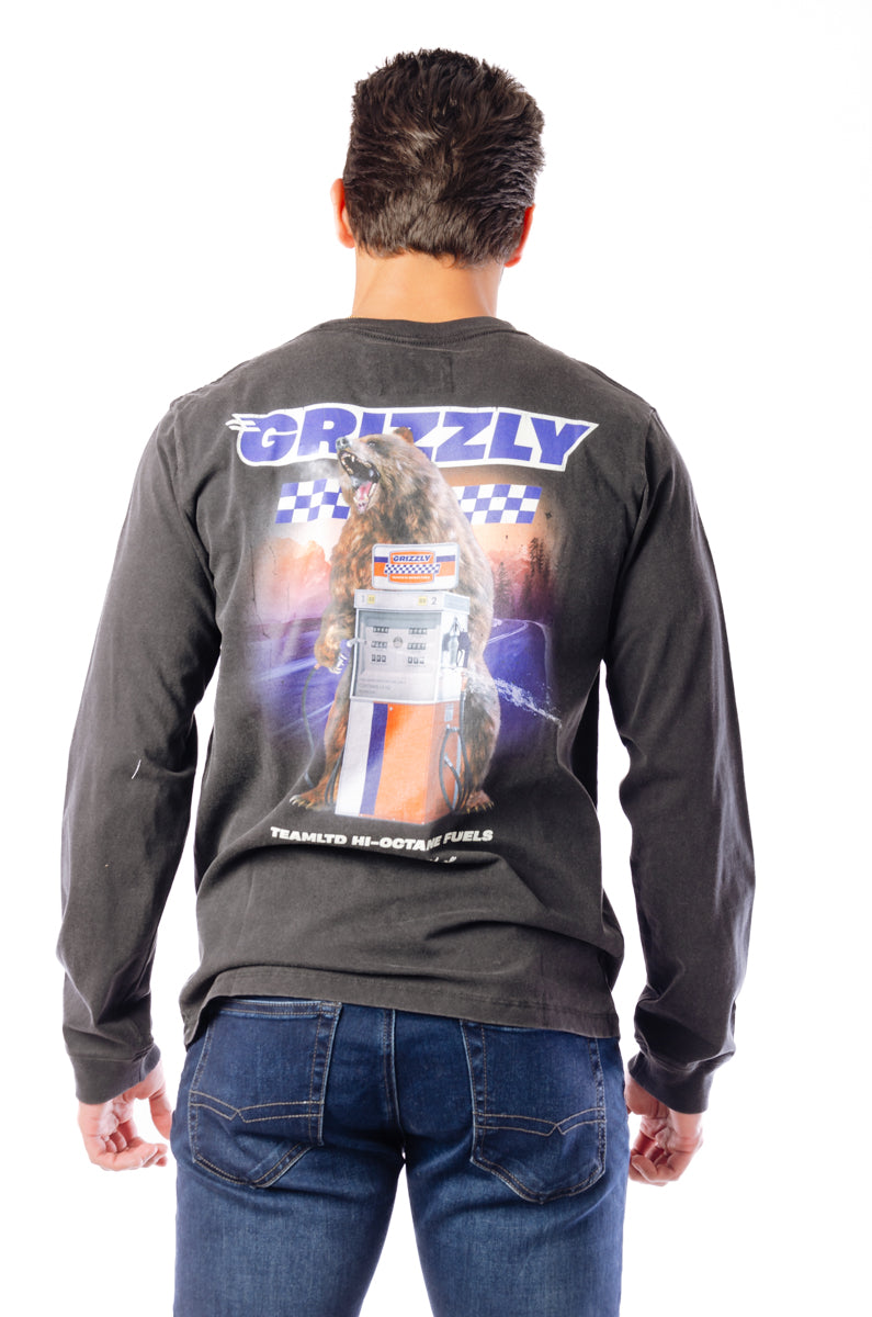 Grizzly Long Sleeve Tee - BLK