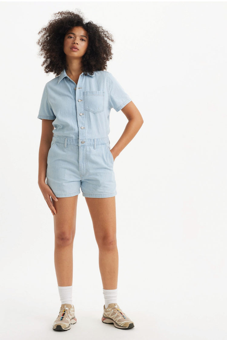 Heritage Short Sleeve Romper - ENJ