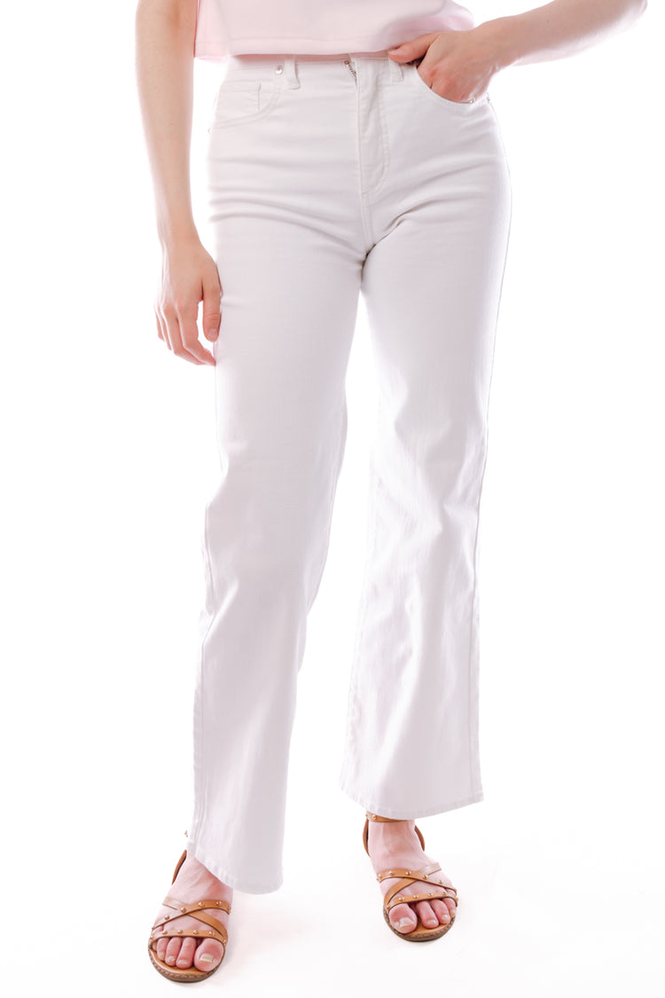 Highly Desirable High Rise Trouser Leg Jeans - 31