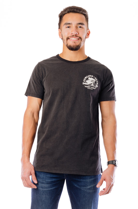 Hurry Hard Tee - BLK