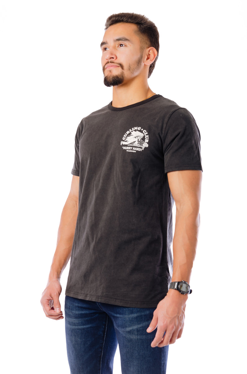 Hurry Hard Tee - BLK