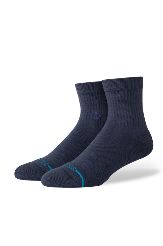 Icon Quarter Sock - NVY