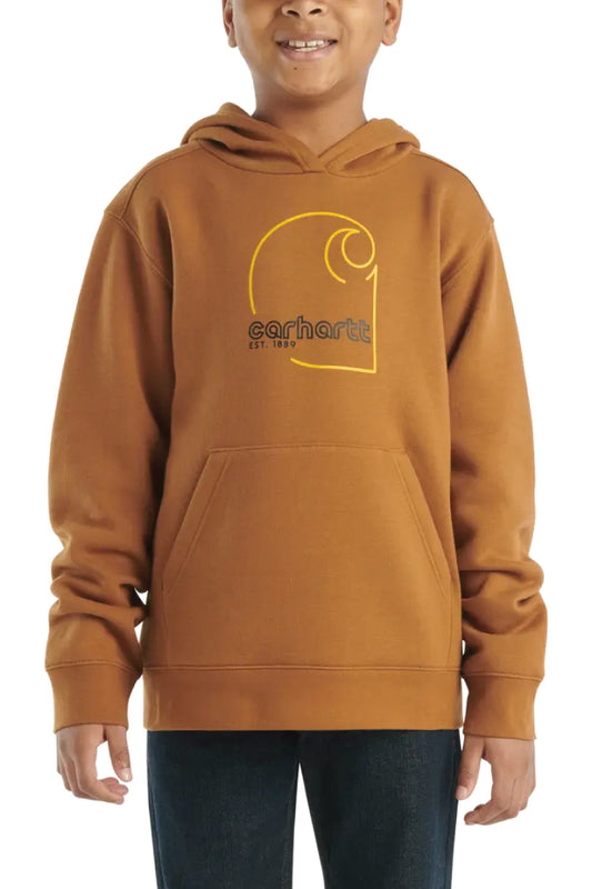 Kids Long-Sleeve Graphic Sweatshirt - BRN