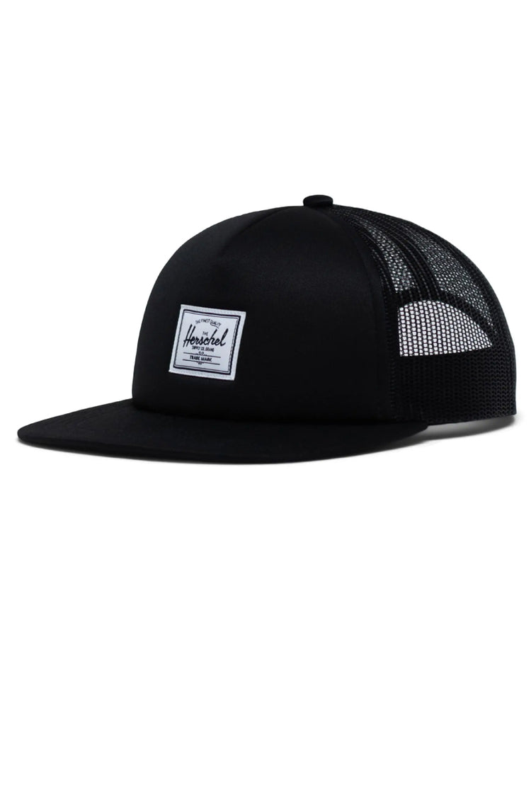 Kids Whaler Mesh Cap - Black