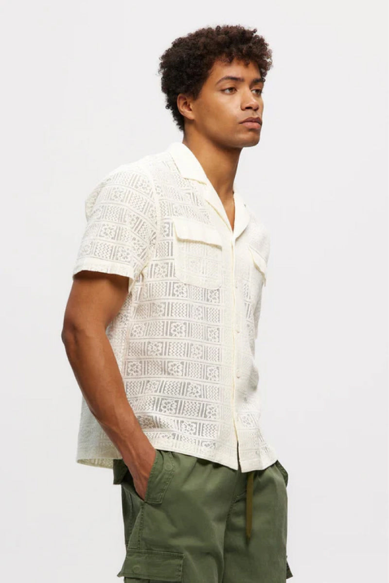 Lace Yacht Shirt - WHT