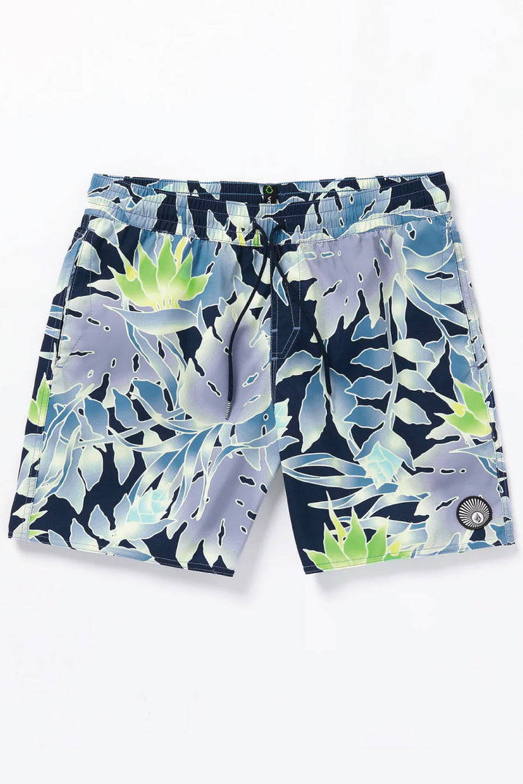 Lido Print Trunks - NVY