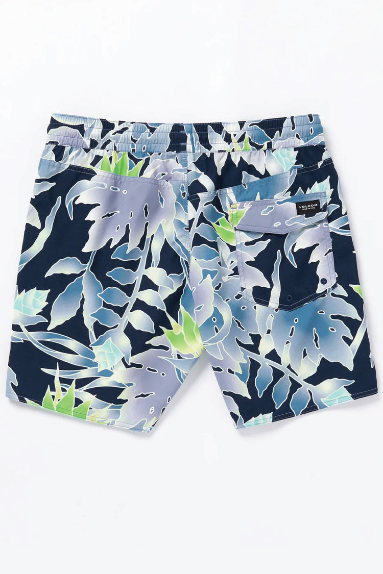 Lido Print Trunks - NVY