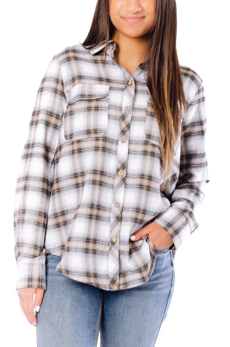 Light Weight Plaid Shirt - IVR