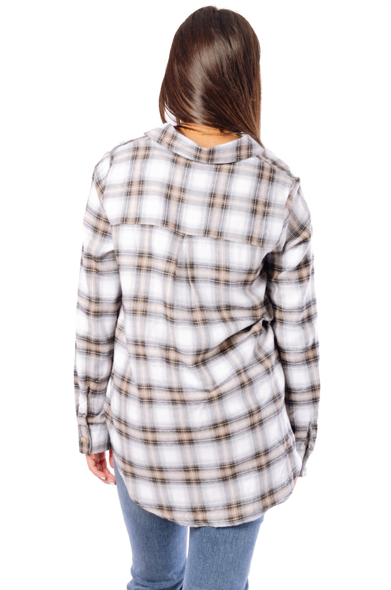 Light Weight Plaid Shirt - IVR