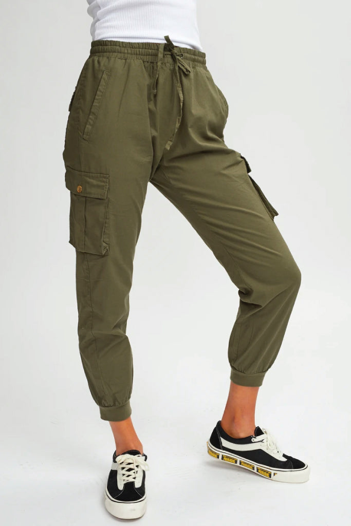 Linen Cargo Pants - OLI