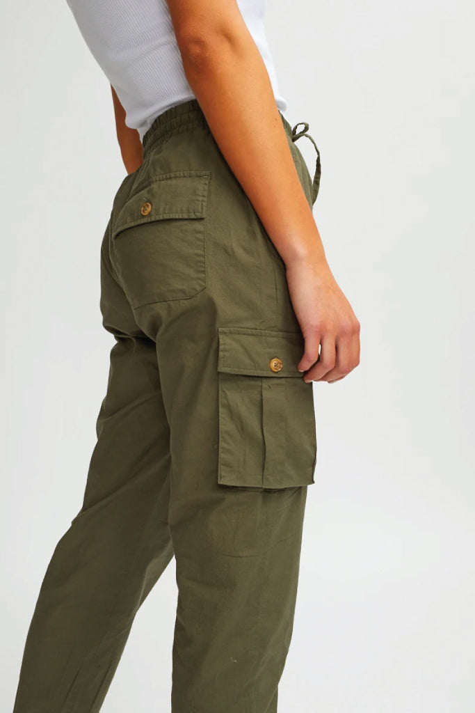 Linen Cargo Pants - OLI