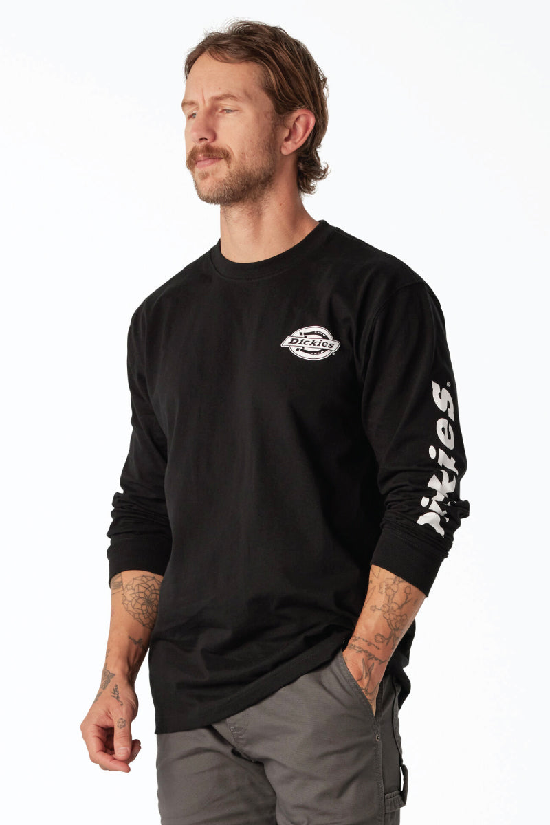 Logo Heavyweight Long Sleeve - BLK