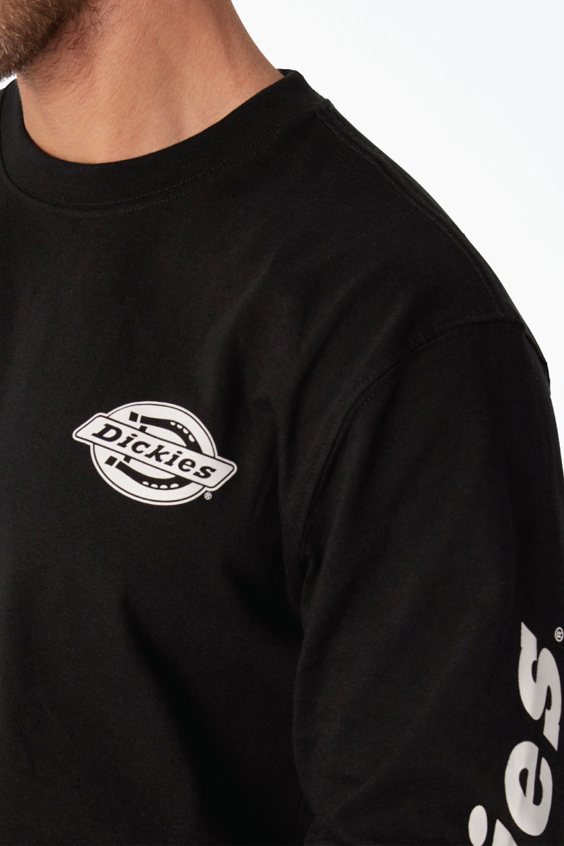 Logo Heavyweight Long Sleeve - BLK