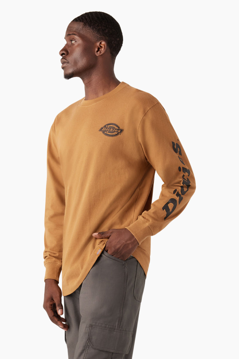 Logo Heavyweight Long Sleeve - BRN