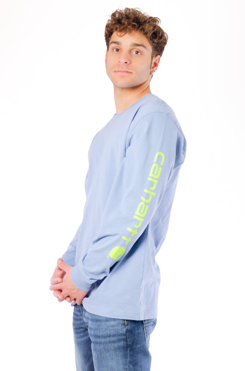 Loose Fit Heavyweight Long Sleeve - SKY