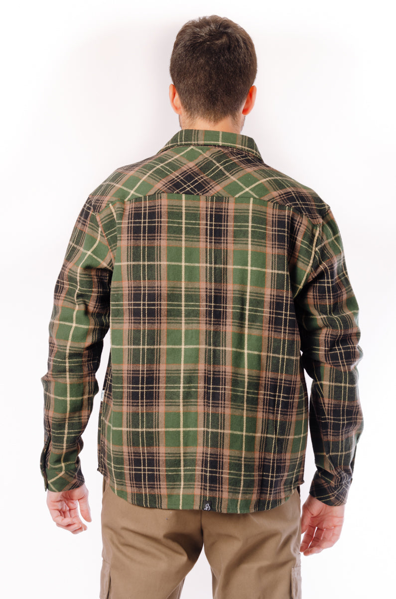 Mid Weight Flannel Shirt - GRN