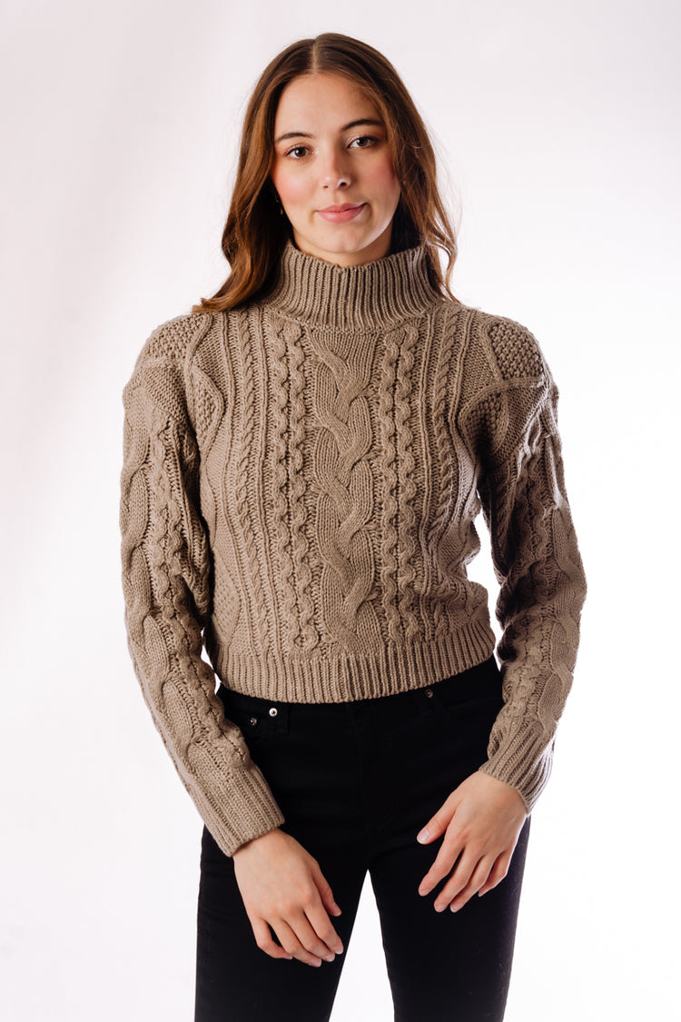 Mock Cable Sweater - SHI