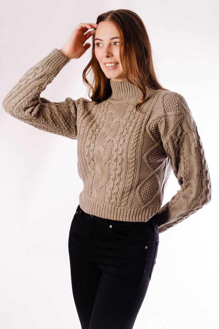 Mock Cable Sweater - SHI