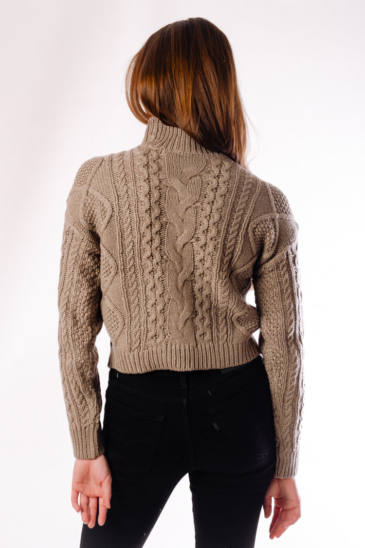 Mock Cable Sweater - SHI